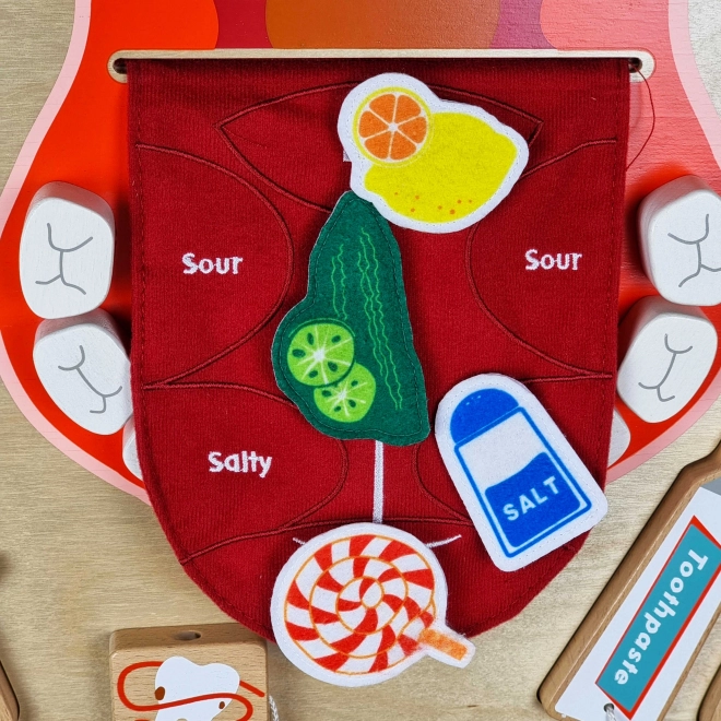 Sensory Board Higiena ústní dutiny Montessori