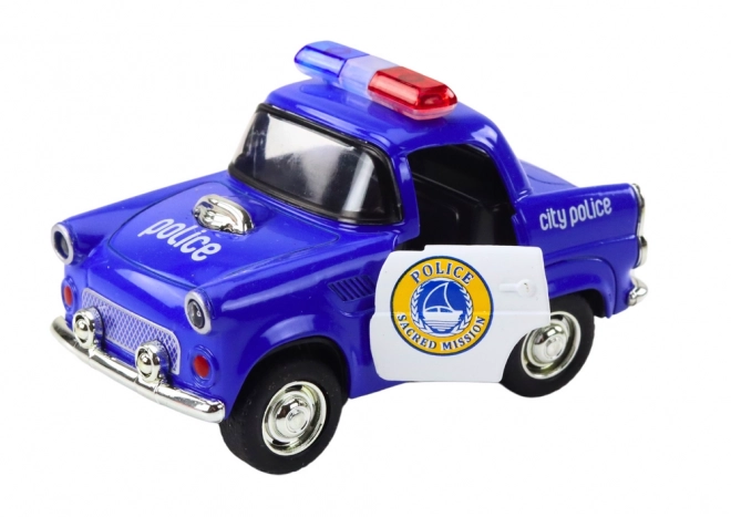 Klasické policejní auto 1:38 Světla Drive Sound Blue