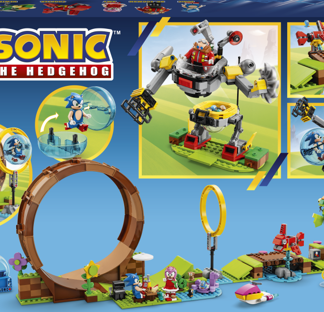 LEGO® Sonic the Hedgehog™ 76994 Sonicova smyčková výzva v Green Hill Zone