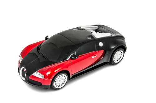 RC auto Bugatti Veyron 1:24 - červené