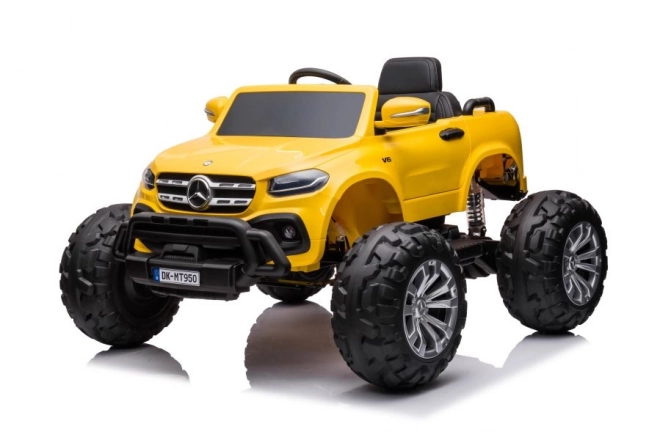 Mercedes DK-MT950 4x4 Battery Car Zlatožlutá barva