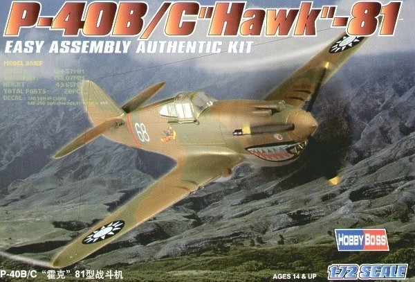 Plastikový model P-40B/C Hawk- 81