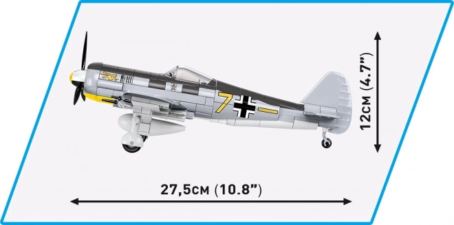 Stavebnice Historická Kolekce WWII Focke-Wulf FW 190 A-3 382 kostek