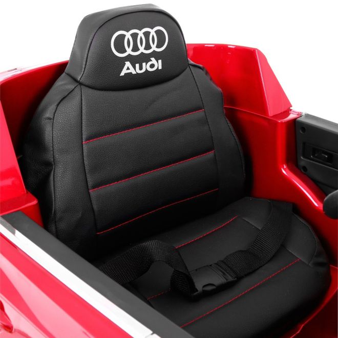 Audi Q7 Quattro S-Line na baterie Červený lak + Dálkové ovládání + Pomalý start + EVA + Rádio MP3