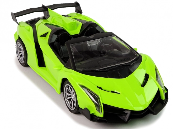 Dálkově ovládané sportovní auto R/C 1:18 zelené