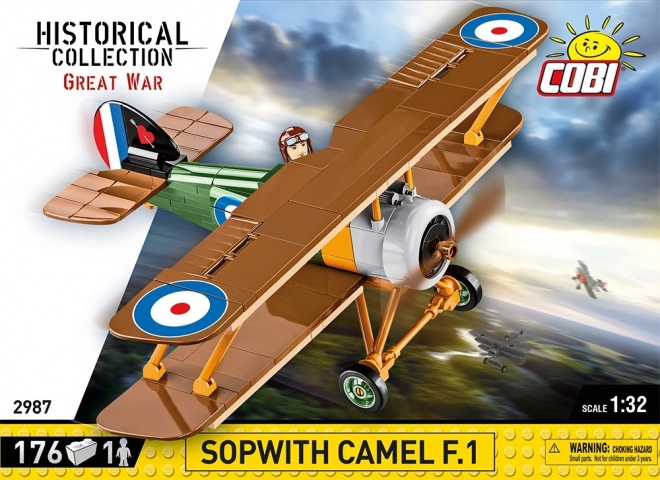 COBI 2987 Great War Sopwith Camel F.1, 1:32, 176 k, 1 f