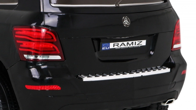 Dětské autíčko City Rider černé + Dálkové ovládání + Nastavení volantu + Pomalý start + MP3 USB + LED dioda