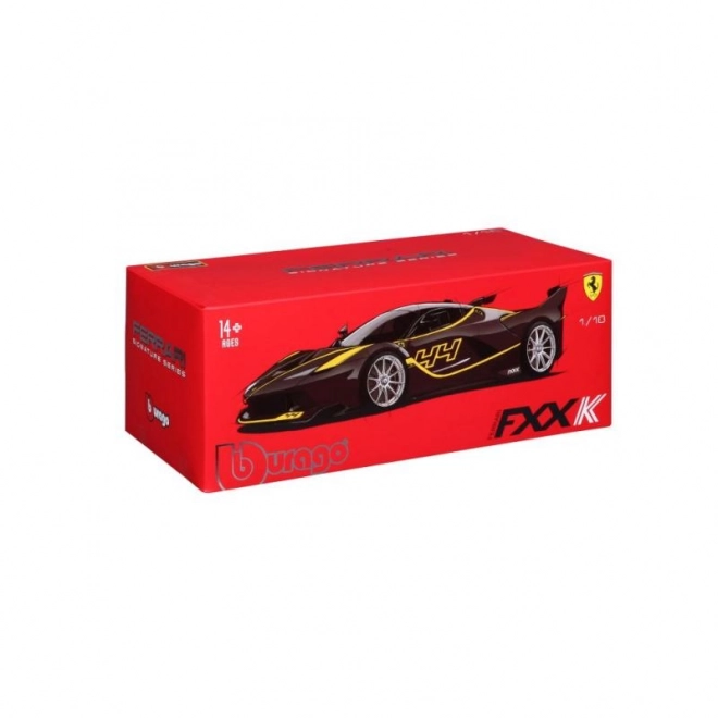 Model auta Bburago Ferrari FXX K černý 1:18