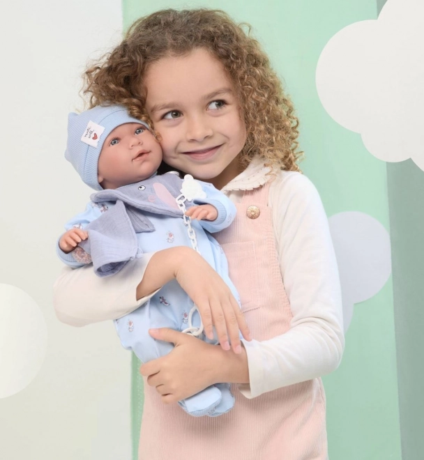 Obleček pro panenku miminko New Born velikost 40–42 cm s doplňky
