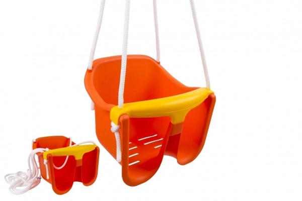 Dětská závěsná baby houpačka – Oranžová