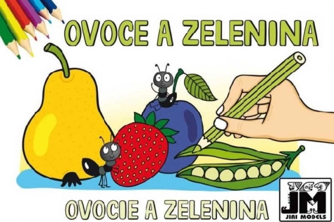 JIRI MODELS Omalovánky Ovoce a zelenina