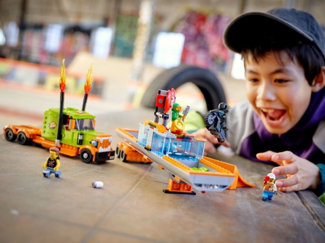 LEGO City 60294 Kaskadérský kamión