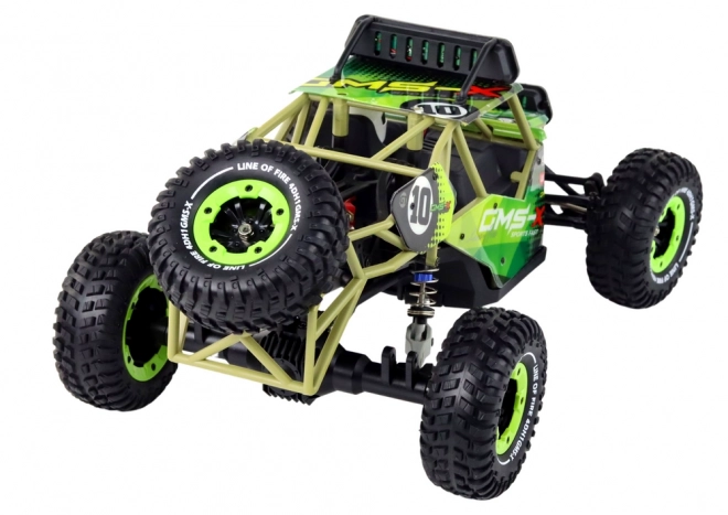 Zelené terénní auto 4D-H1 RC Off-Road 4x4 na dálkové ovládání