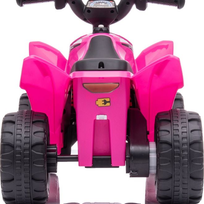 CHIPOLINO Elektrické vozítko Čtyřkolka 6V Honda s melodiemi ATV Pink
