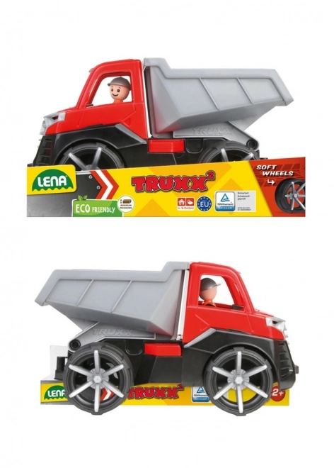 Auto Truxx 2 nákladní sklápěčka plast 26cm s figurkou 27x15x16cm 24m+