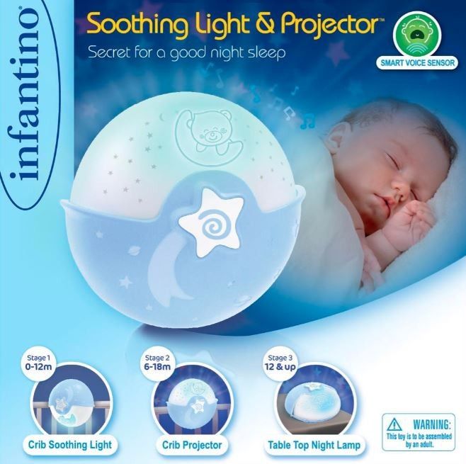 Projektor Infantino 2v1 modrý