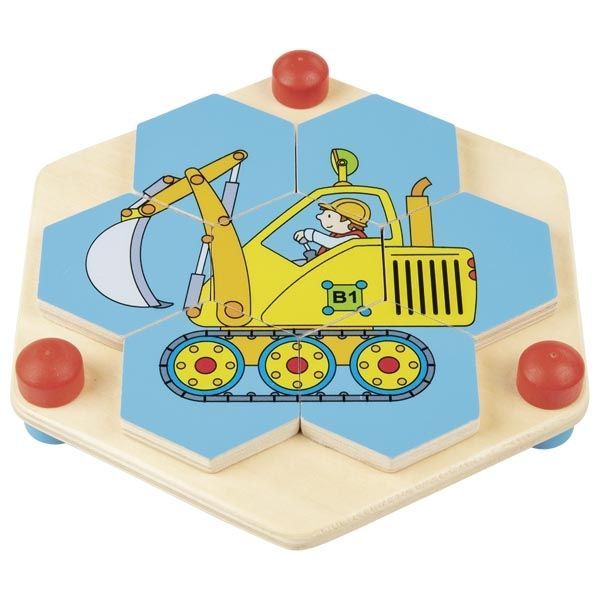 Šestiúhelníkové puzzle vozidla Goki