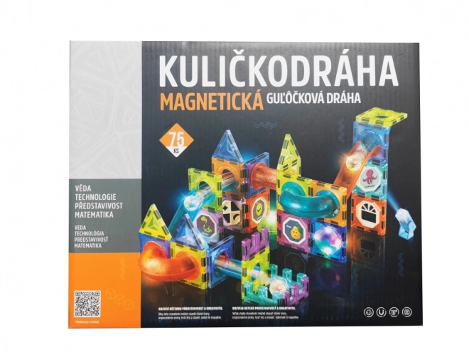 Magnetická kuličkodráha se světlem