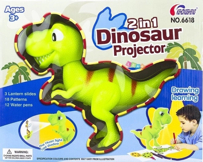 Projektor pro malování dinosaurů 2v1