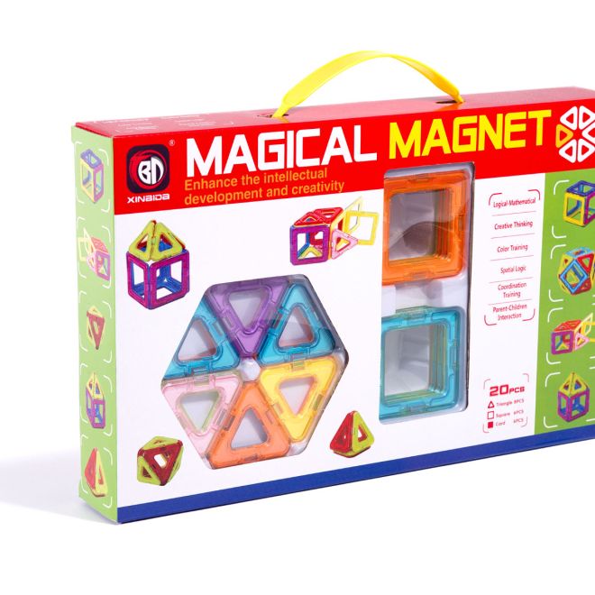 Magnetická stavebnice Magical Magnet - 20 dílů