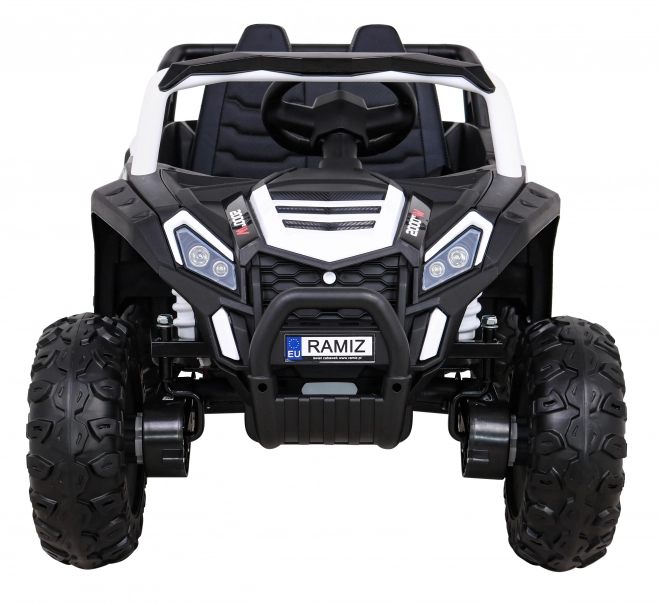 Buggy UTV 2000M závodní auto na baterie bílé + MP3 zvuky světla + dálkové ovládání + pomalý start