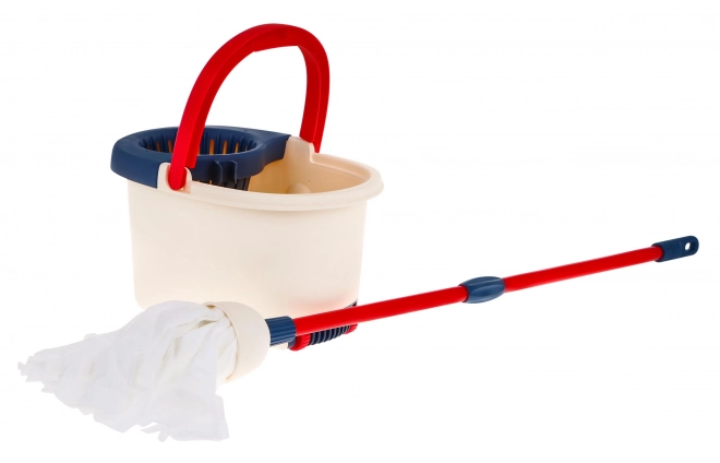 Úklidová sada 6v1 pro děti 3+ Interaktivní domácí spotřebiče vysavač robot mop koště prachovka