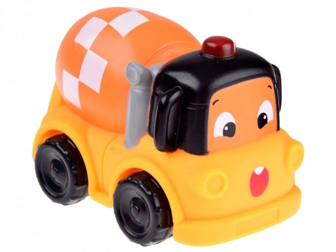 Set jucării moi mașini de construcții 3 bucăți 18M+ ZA4737B – A