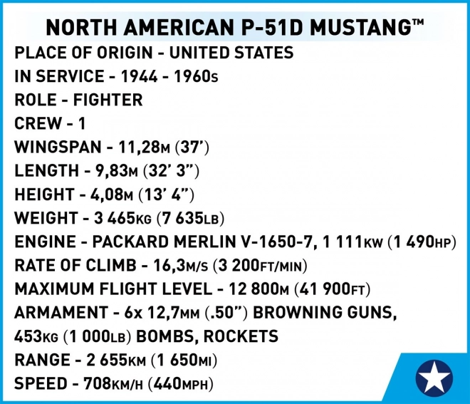 P-51D Mustang cihly