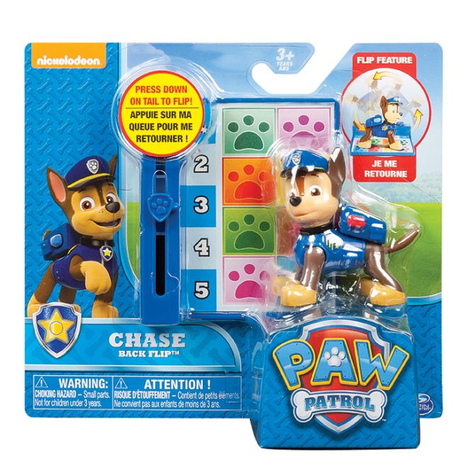 Paw Patrol figurka s akčním batohem – Chase