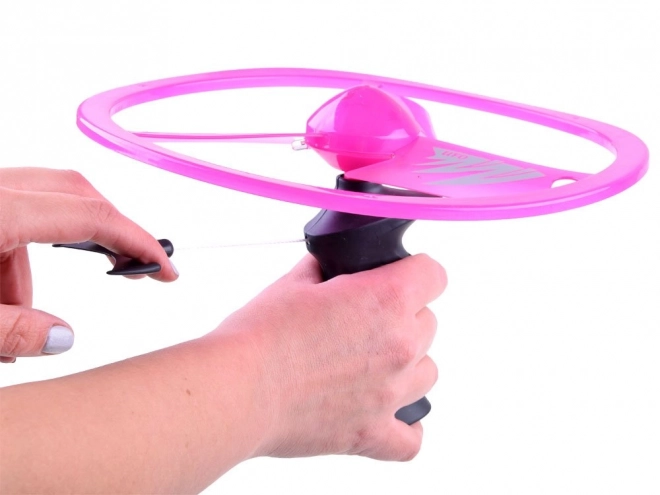 Disc zburător cu efect de lanț luminos SP0639 – Růžová