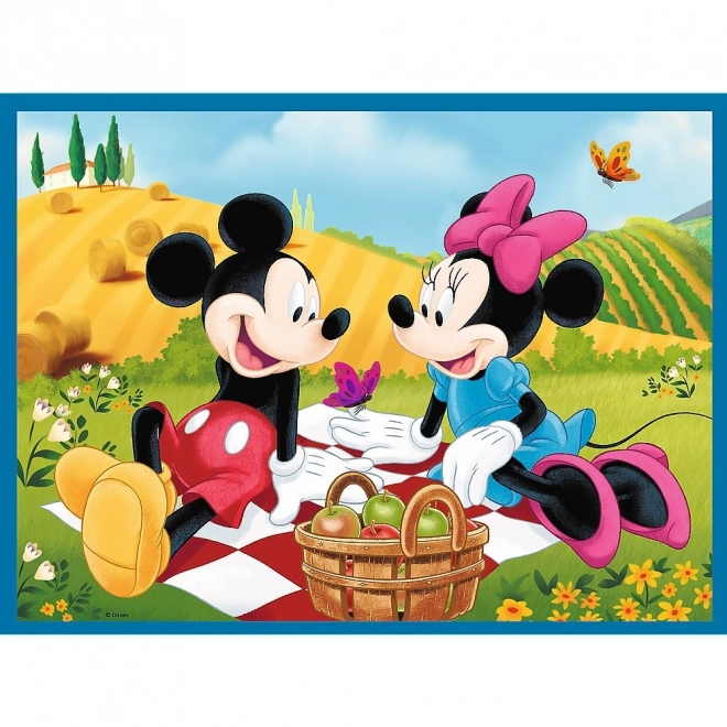 Puzzle 2v1 Memos Seznamte se s postavičkami Disney