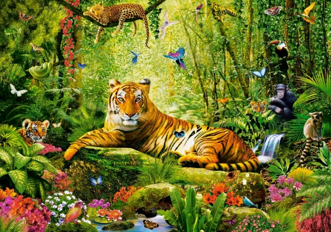 Puzzle 500 Dílů Jeho Veličenstvo Tygr