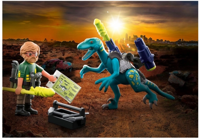 DINO Rise set 70629 Strýček Rob se připravuje na bitvu