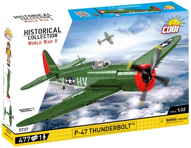 COBI 5737 II WW P-47 Thunderbolt, 1:32, 477 k, 1 f