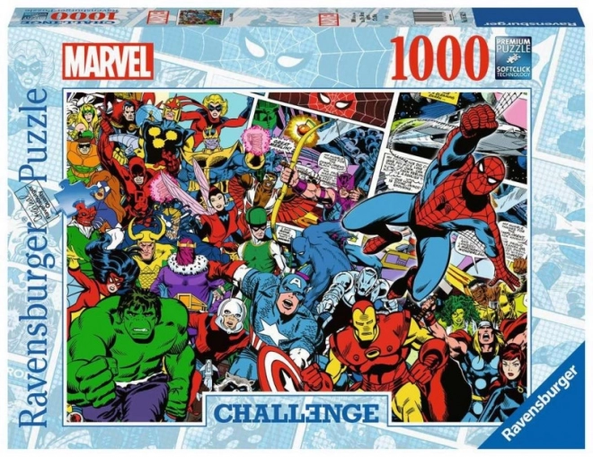 Puzzle 1000 prvků Challange Marvel