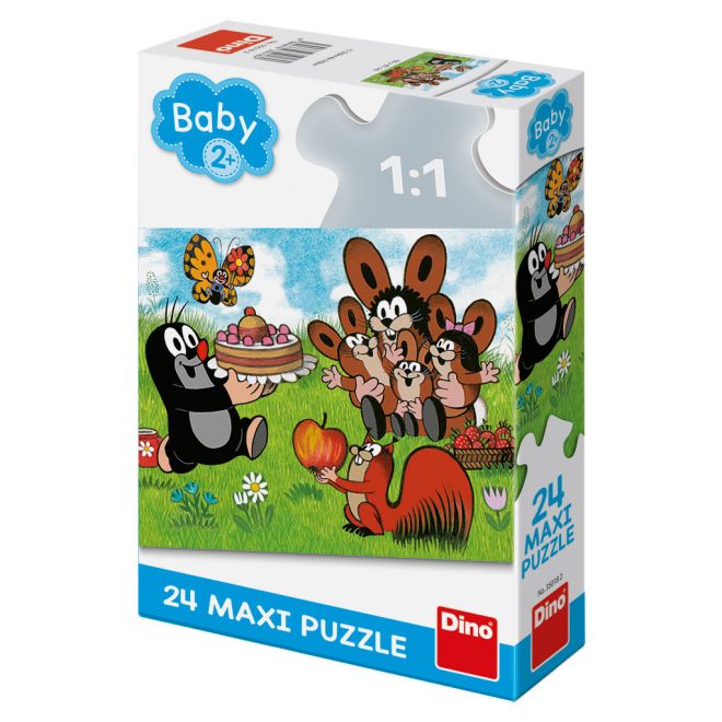 Maxi puzzle Krtkovy narozeniny - 24 dílků