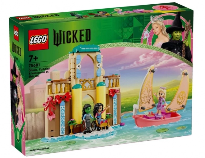 LEGO Klocki Wicked 75681 Glinda, Elphaba a Nessarose na univerzitě Shiz