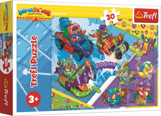 TREFL Puzzle Super Things: Parta super špiónů 30 dílků