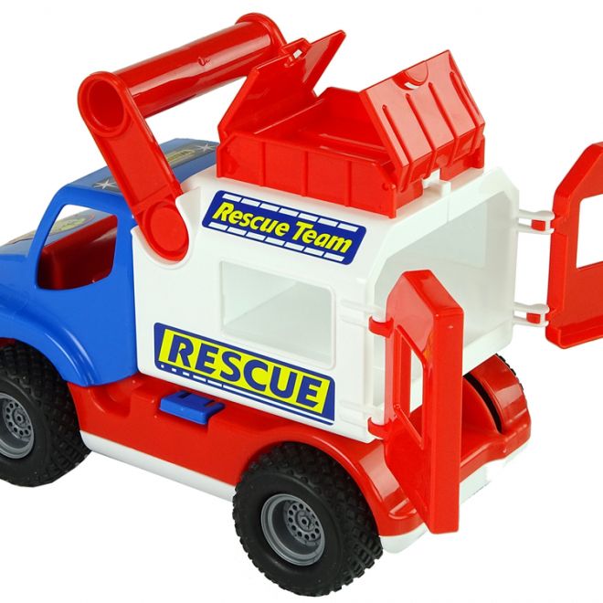 Auto Rescue ConsTruck Blue White Polesie 41937
