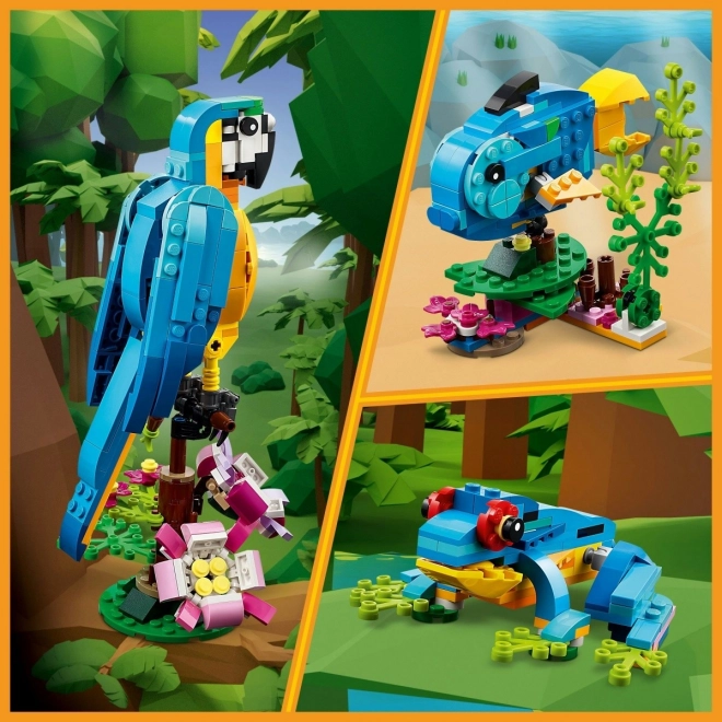 LEGO Creator 3v1 31136 Exotický papoušek