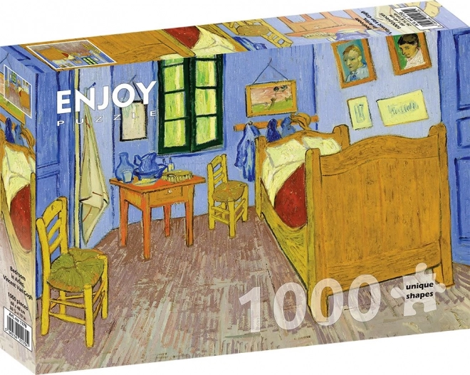 Puzzle Vincent Van Gogh: Ložnice v Arles 1000 dílků