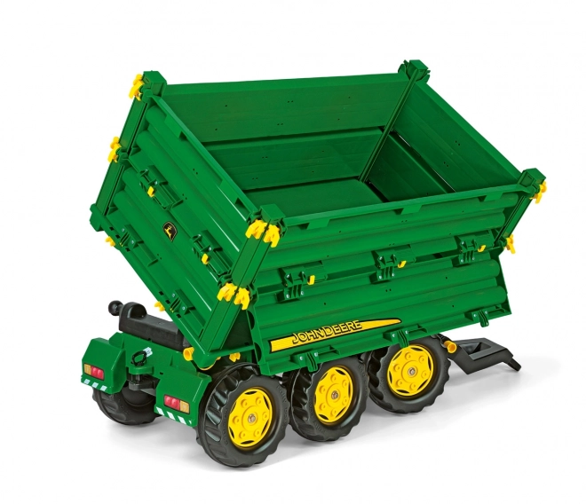 Rolly Toys zelená rolovací vyklápěcí přívěs