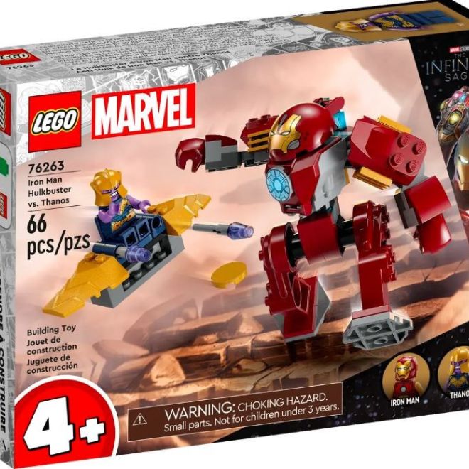 Superhrdinové cihly 76263 Iron Manův Hulkbuster vs. Thanos