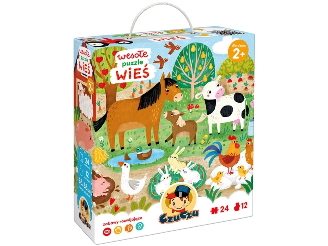 Veselé puzzle 24 dílků