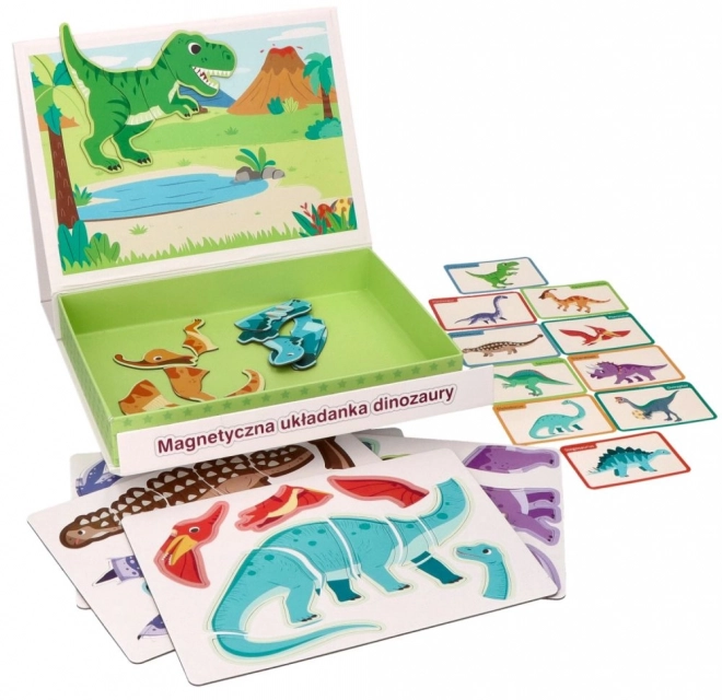 Magnetické dinosauří puzzle