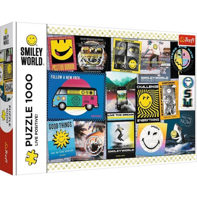 Puzzle 1000 prvků Live pozitivně Smiley 10729