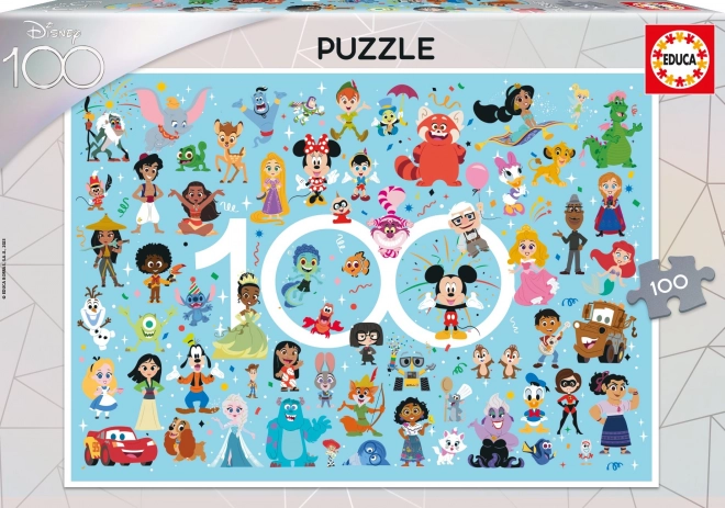 Educa puzzle Disney 100 let výročí - postavy