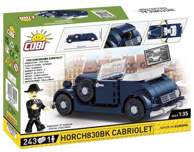 COBI 2262 1935 Horch 830 Cabriolet, 1:35, 243 k, 1 f