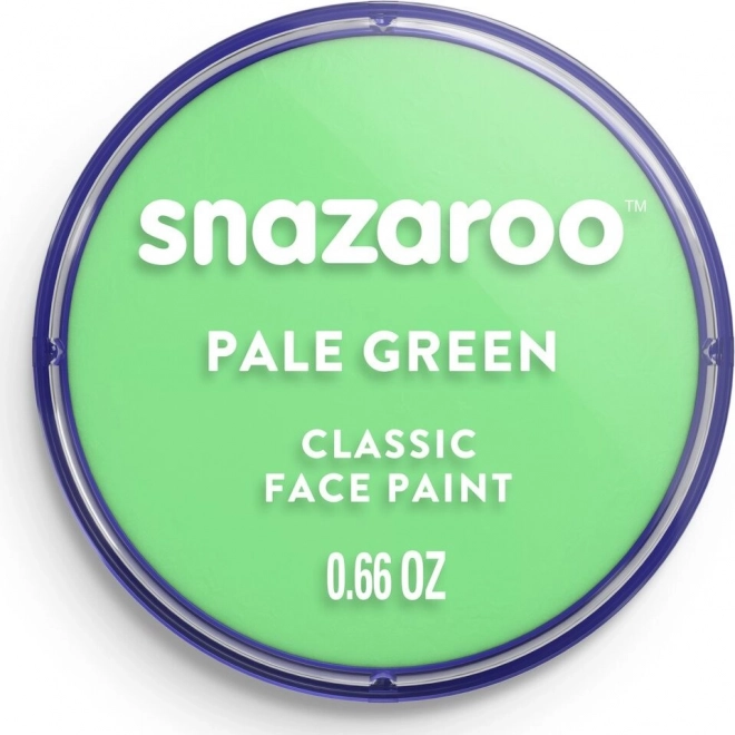 SNAZAROO Barva na obličej Světle zelená (Pale Green) 18ml