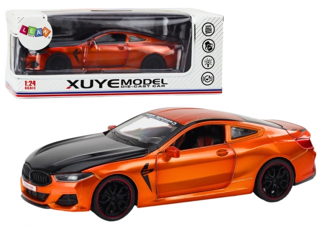 Kovové vozidlo Sports Activity Vehicle s třecím pohonem 1:24 Orange